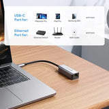 ABLEWE USB-C to Ethernet Adapter - Imported from UK