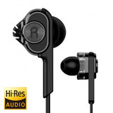 UiiSii In-Ear Stereo Headphones with Mic, Deep Bass Hi-res Dual Driver Earphones - Imported from UK