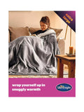 Silentnight Luxury Sherpa Fleece Heated Throw with 10 Heat Settings, 160 x 130cm - Imported from UK