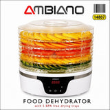 Ambiano 5-Tray Digital Food Dehydrator 