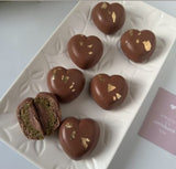 Kina Cocoa Premium Quality Cashew & Almond Belgian Semi Sweet Dark Chocolate {Pack of 9} - {Home Made}