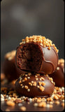 Kina Cocoa Premium Quality Cashew & Almond Belgian Semi Sweet Dark Chocolate {Pack of 9} - {Home Made}