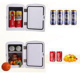 Things 4L Mini Fridge Thermoelectric Cooler & Warmer Small Refrigerators (Silver)- Imported from UK