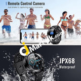 Agptek Men Smart Watch For Android & Ios Phones 1.3 Full Hd Touch Screen Fitness Tracker With 2