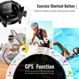 Agptek Men Smart Watch For Android & Ios Phones 1.3 Full Hd Touch Screen Fitness Tracker With 2