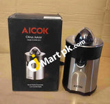 Aicok Electric Citrus Juicer With 2 Stainless Steel Cones Quiet 85W Motor Fast Fresh Juice Bpa Free