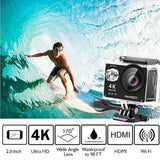 AKASO EK7000 Ultra HD 4K30FPS Underwater Action Camera, 170° Wide Angle 98FT Waterproof Camera - Imported from UK