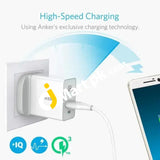 Anker 18W Powerport+ 1 With Quick Charge 3.0 & Micro Usb 3Ft Cable - Imported From Uk