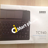 Anker Tc940 Bluetooth 3.0 Keyboard Cover For Ipad 4/3/2 - Imported From Uk