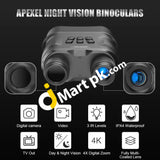 Apexel Digital Night Vision Binoculars 1080P Full Hd For Complete Darkness Infrared Light Large