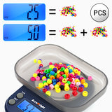 AccuWeight 255 Mini Digital Pocket Weight Scale with Backlight LCD Display for Jewellery, Diamond, Coins, Chemistry Lab Pocket Gram Scale 300g/0.01g in Pakistan