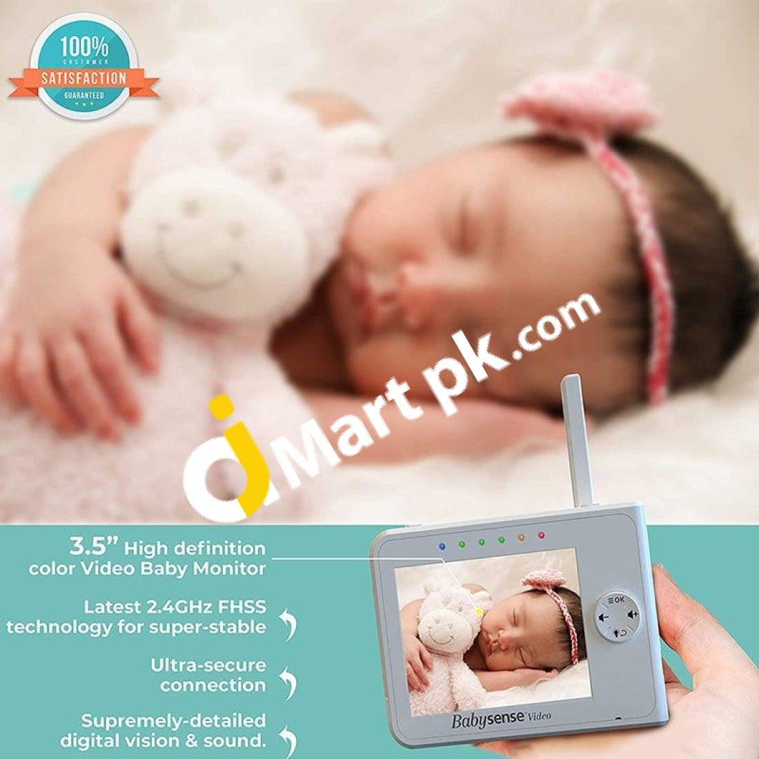  Babysense New Video Baby Monitor with Camera and Audio