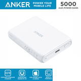 Anker 521 Magnetic Portable Charger (PowerCore Magnetic 5K), 5000 mAh Magnetic Wireless Power Bank with USB-C Cable - Imported from UK