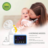 Bellababy Double Electric Breast Feeding Pumps Pain Free Strong Suction Power Touch Panel High