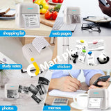 Bluetooth Inkless Photo Printer Portable Mini 200Dpi Pocket / Label Maker With 5 Rolls For Work Plan