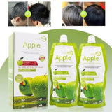 Apple 100% Original Ammonia Free Black Hair Color, Clear Water Type (500ml+500ml) - Imported from Dubai