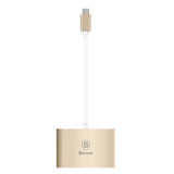 Baseus 3-in-1 Sharp Series Type-C To HDMI+HUB Adapter For MacBook - Imported from UK