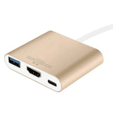 Baseus 3-in-1 Sharp Series Type-C To HDMI+HUB Adapter For MacBook - Imported from UK