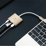 Baseus 3-in-1 Sharp Series Type-C To HDMI+HUB Adapter For MacBook - Imported from UK