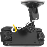 Carcam Iii Twin Cam Hd Car Camcorder With G-Sensor 2.3 Lcd Screen 140° Wide Angle Support External