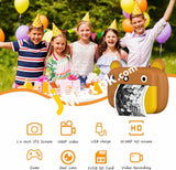 Childrens Digital Instant Print Camera Zero Ink Kids With Paper Toys 2.4 Ips Screen 32G Sd Card -