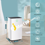 Corlitec 12L Dehumidifier With Humidity Display Child-Lock Laundry Drying & Timer 2L Water Tank