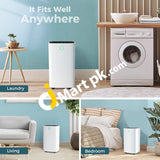 Corlitec 12L Dehumidifier With Humidity Display Child-Lock Laundry Drying & Timer 2L Water Tank