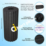 Cotsoco Foam Roller High Intensity Vibration Massager With 4 Speed For Muscle Recovery Pliability