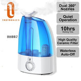 Taotronics AH002 Waterless humidifier with its function shown