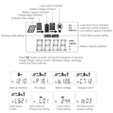 Esky Solar Charger Controller 30A LCD 12V/24V 360W/720W PWM Solar Panel Adapter - Imported from UK