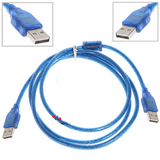 USB 2.0 Extension Cable High-Speed Durable USB Male A to USB Male A Lead 5Gbps Transfer Rate for Printers Keyboards Scanners Hard Drives & More - Imported from UK