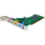 CSL 7.1 PCI Sound Card - 8-Channel Surround Sound Card + Toslink Optical Audio Out -Imported From UK