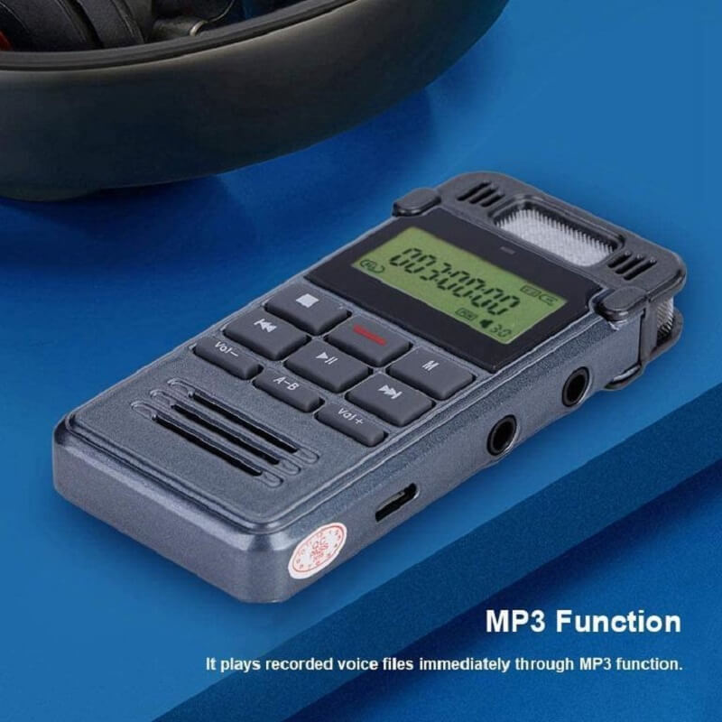 eSYNiC Professional 8GB Digital Voice Recorder With LCD Display  (Amazon Container Product as it is, No Warranty, No Guarantee, No Return, No Exchange) - Imported from UK