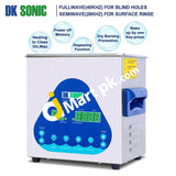 Dk Sonic 2L Ultrasonic Cleaner With Digital Timer For Denture Coins Small Metal Parts Recording