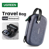 UGREEN Travel Accessories Bag, Portable Organizers Pouch Hard Case for Cable Charger Adapter Power Bank Hard Drive Earbuds Hub & More - Imported from UK