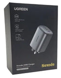 UGREEN Nexode 100W USB C GaN Charger, 4 Ports Wall Charger (3xUSB-C & 1x USB-A) Imported from UK