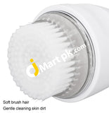 Electric Deep Cleansing Facial Brush With 4 Lights Ipx6 Waterproof & Usb Rechargeable For Home Use -