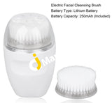 Electric Deep Cleansing Facial Brush with 4 Lights IPX6 Waterproof & USB Rechargeable for Home Use - Imported from UK