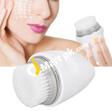 Electric Deep Cleansing Facial Brush With 4 Lights Ipx6 Waterproof & Usb Rechargeable For Home Use -