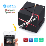 ESYNIC Bluetooth 4.0 Cube Speaker with LED Light - Imported from UK