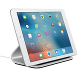 Logitech Base Charging Stand For iPad Pro 9.7", 10.5", 12.9" (1st & 2nd Gen) with Smart Connector Technology, Premium Aluminum Construction (Amazon Container Product Without Box) - Imported from UK