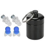 High Fidelity Noise Cancelling Supreme Earplugs of Different Types With Metal Storage Case (3 Pairs) - Imported from UK