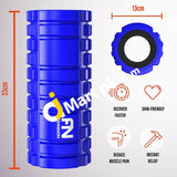 Fit Nation Foam Roller Ultra Lightweight Hollow Core Muscle For Deep Pain Relief In Your Aching Legs