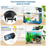 Focuspet Automatic Fish Feeder 200Ml With Led Display Digital Automated Dispenser With Usb Charging