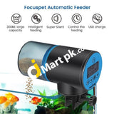 Focuspet Automatic Fish Feeder 200Ml With Led Display Digital Automated Dispenser With Usb Charging