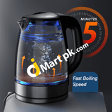 Hadineeon 2.L Glass Electric Kettle 1850W - 2200W With 6 Adjustable Temperature Controls 4Hrs Keep