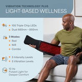AllevaRed Pro Red Light Therapy Belt with Vibration for Pain Relief and Muscle Recovery in Pakistan