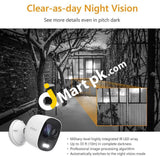 Imou Looc Weatherproof Outdoor Security Camera Active Deterrence Surveillance With Siren & Led