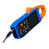 OWON Bluetooth Clamp Meter + Scope, 1000V AC/DC Voltage Tester 1000A Current Test with 1MHz Oscilloscope Multimeter 3 in 1 Functions Clamp Meter with 2.8" IPS LCD Display - Imported from UK