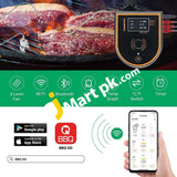 Inkbird Wifi & Bluetooth Smoker Thermometer With Fan Automatic Bbq Grill 3 Probes For Big Green Egg